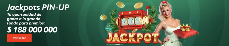 banner del jackpot en el sitio web del proyecto